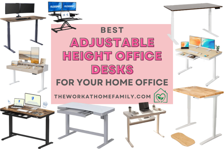 Best Adjustable Height Office Desks for Your Home Office
